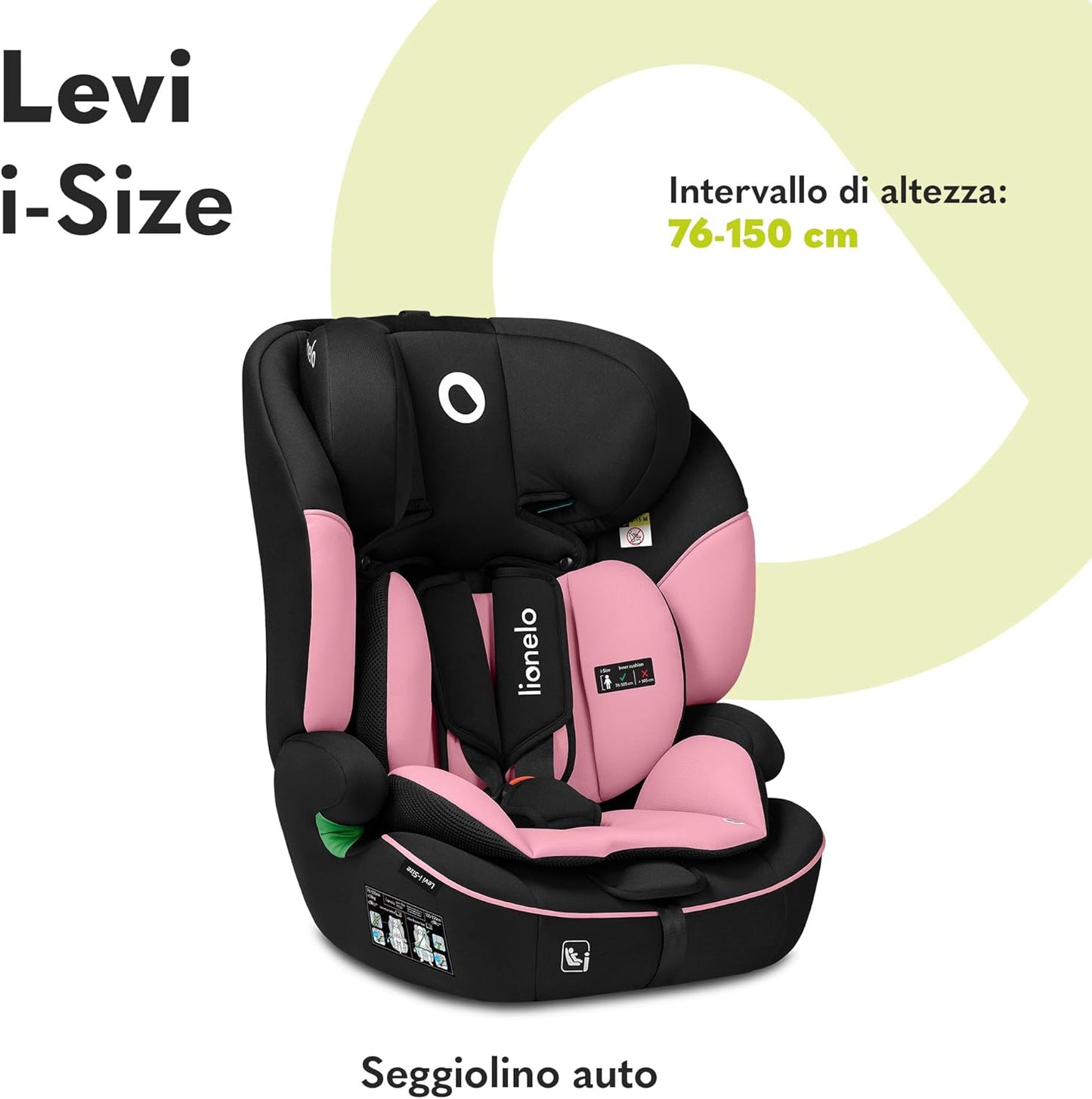 Lionelo Levi One i-Size Pink Rose