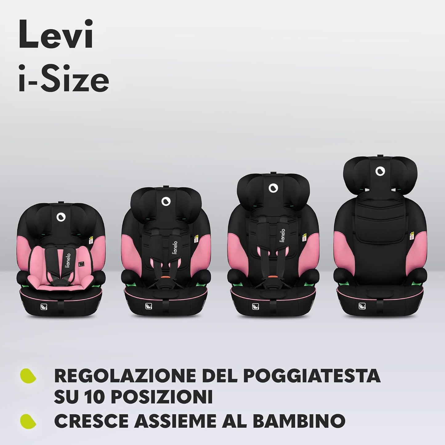 Lionelo Levi One i-Size Pink Rose