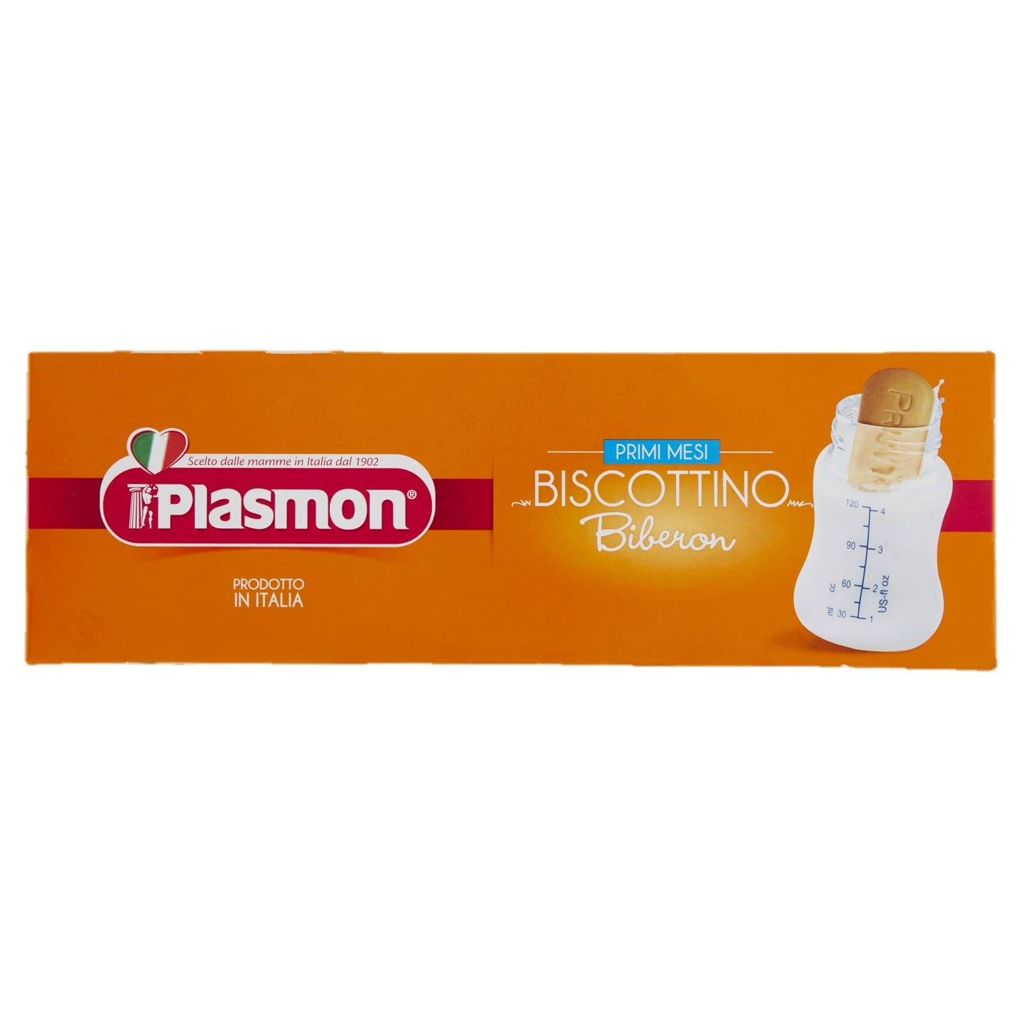 Plasmon il Biscottino Biberon 600g 8 Box senza uova, si scioglie all'istante nel biberon