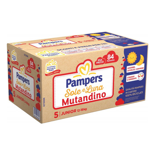 Pannolini Mutandina Sole e Luna Junior 5 - Esapack - 84 pezzi