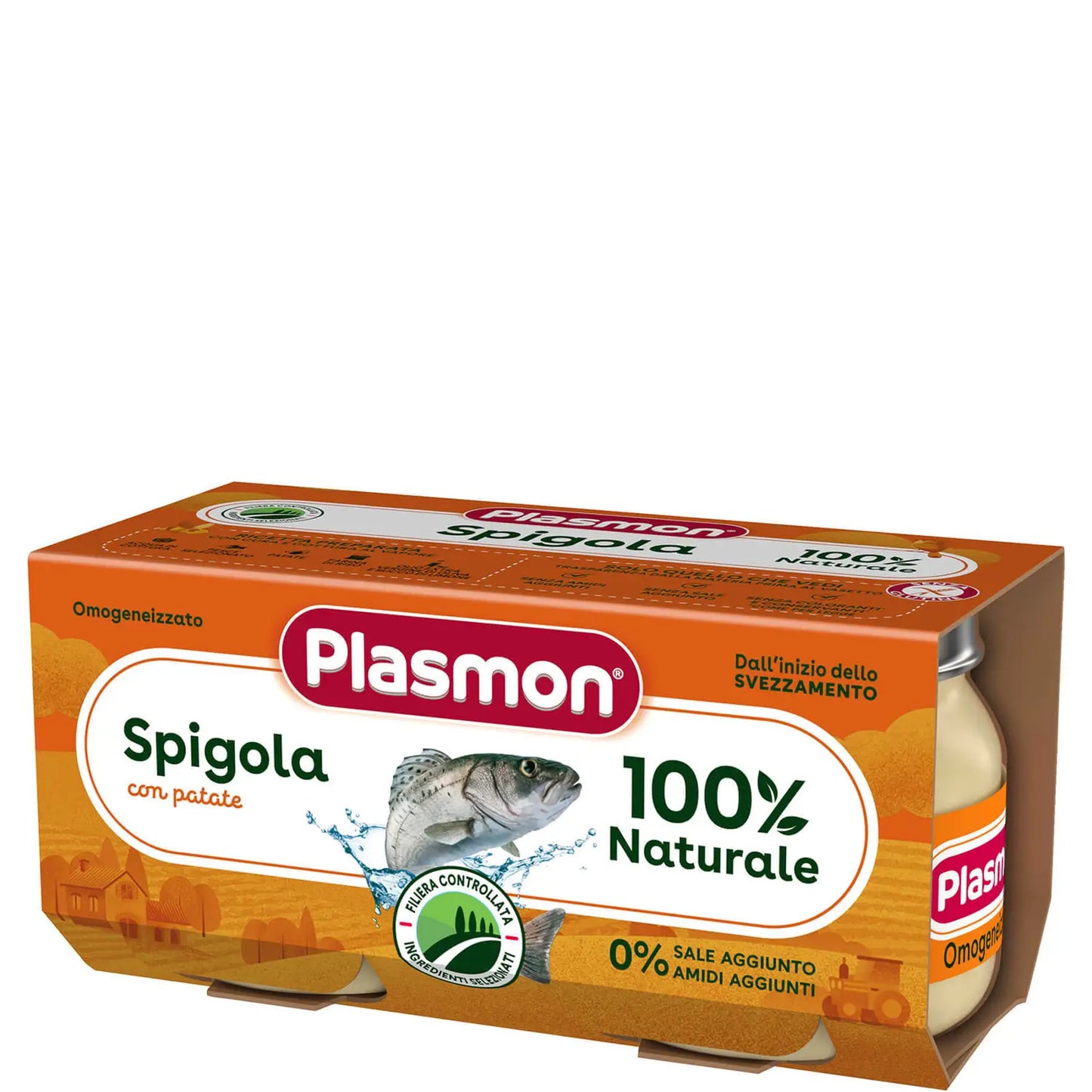 Omogeneizzato spigola 2x80g Plasmon