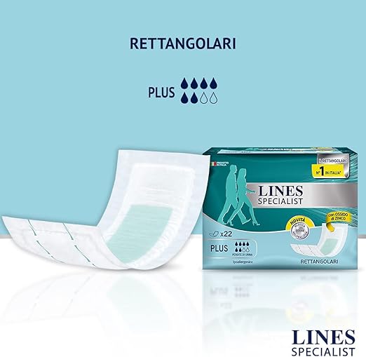Lines Specialist Lines Specialist Rettangolare, Cartone Da 96 Pezzi - 800 g