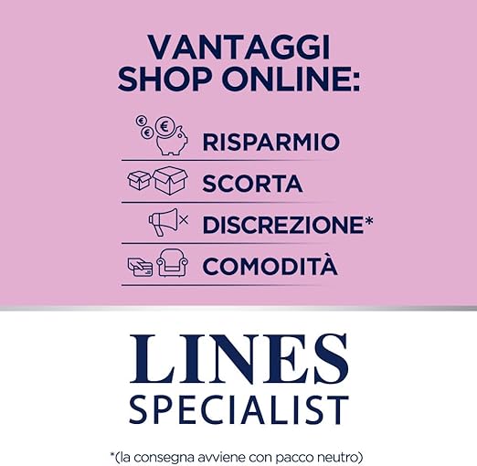 Lines Specialist Lines Specialist Rettangolare, Cartone Da 96 Pezzi - 800 g