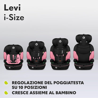 Lionelo Levi One i-Size Pink Rose