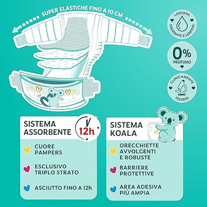Pampers Baby Dry Junior, 176 Pannolini, Taglia 5 (11-25 kg)