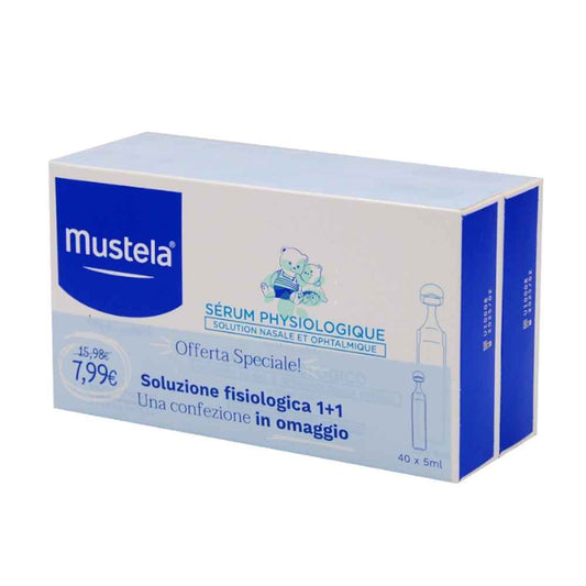 SOLUZIONE FISIOLOGICA MUSTELA 40 X 5ML