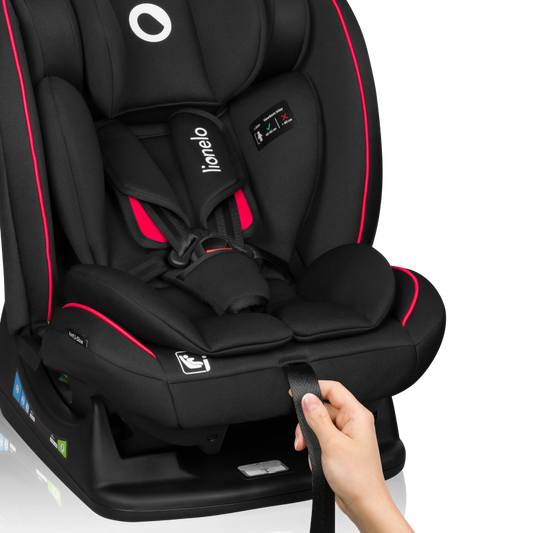 lionelo Aart i-Size Black Carbon Red