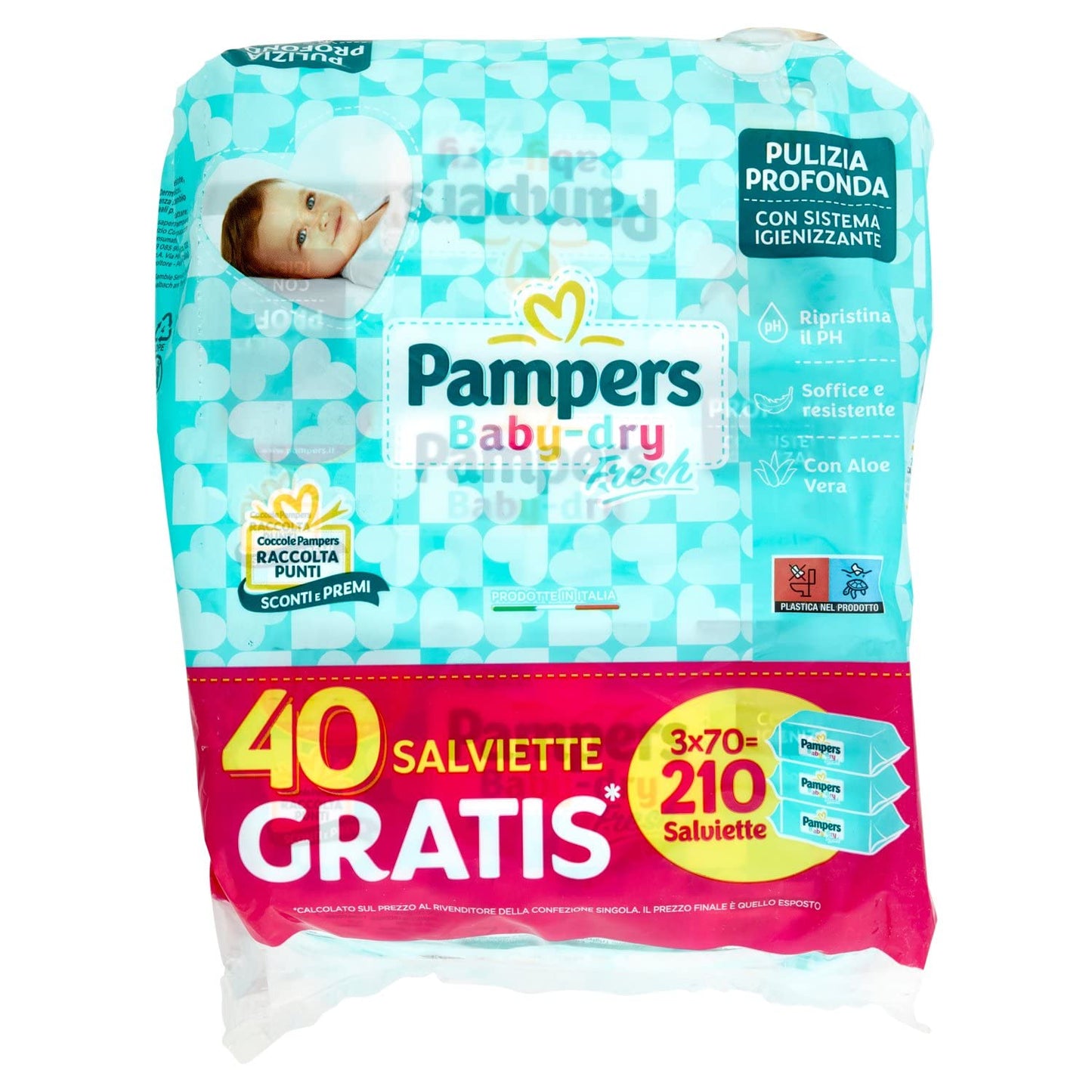 Pampers Baby Fresh Salviettine x210 pezzi